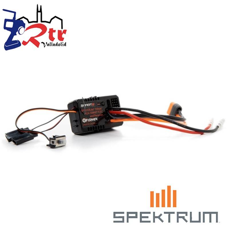 Receptor Spektrum SMART Firma Escobillas 40Amp ESC con Receptor