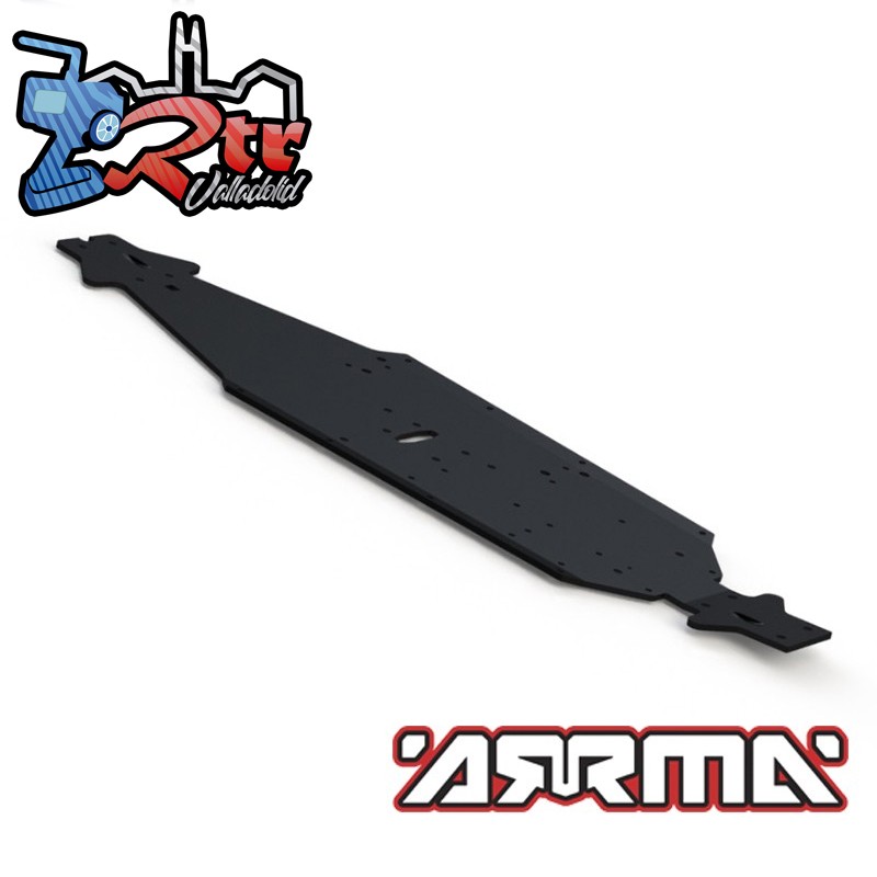 Chasis de aluminio LWB Arrma 1/8 AR320197