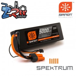 Spektrum SMART LiPo 5000mAh 7.4V 2S 30C Caja Dura IC5