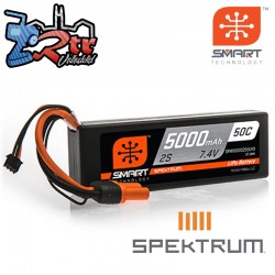 Spektrum SMART LiPo 5000mAh 7.4V 2S 50C Caja Dura IC3