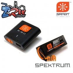 Spektrum Smart LiPo 5000mAh 11.1V 3S 30C Hardcase IC3 + S120 20W