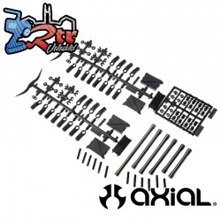 Conjunto de enlaces Delanteros SCX10 II (aluminio) AX31465