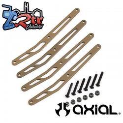 Juego de placas de enlace superior de aluminio Axial AX31244