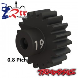 Piñon 19 Dientes 0,8 Pitch TRX3949X Eje 3.2mm Opcional