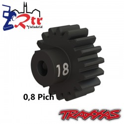 Piñon 18 Dientes 0,8 Pitch TRX3948X Eje 3.2mm Opcional