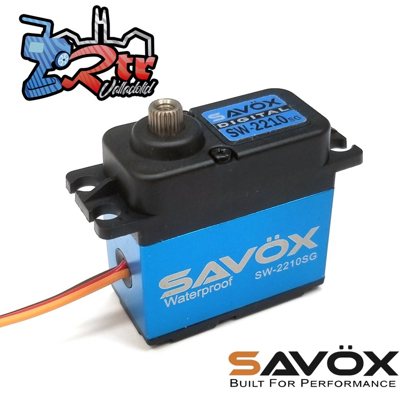 Servo Savox Waterproft 36Kg SW-2210SG Digital High Voltage Piñoneria Metálica