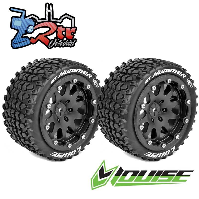 Ruedas 12mm Truggy 1/10 Louise MFT - ST-HUMMER 0 Outset Pegadas Rellenas
