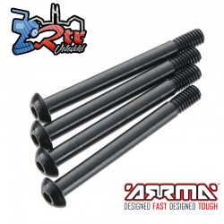 Tornillo de cabeza de botón 4x40mm Arrma AR721440