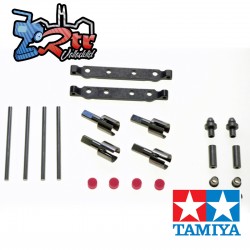 Conjunto de montaje de suspensión de acero TT-02 Tamiya 54634