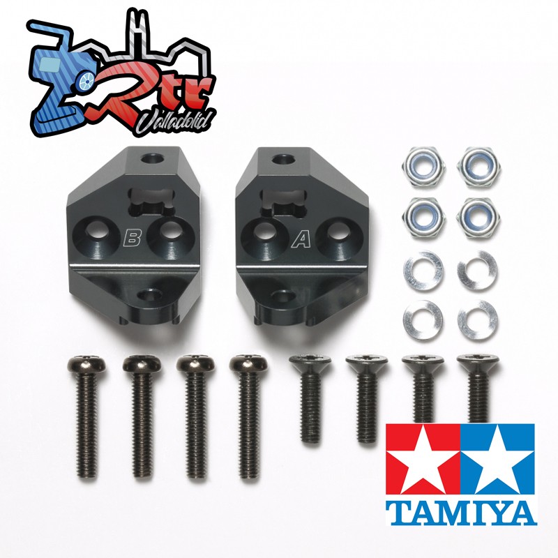 Set Pivotes de brazo de aluminio A B CC-02 Tamiya 54944