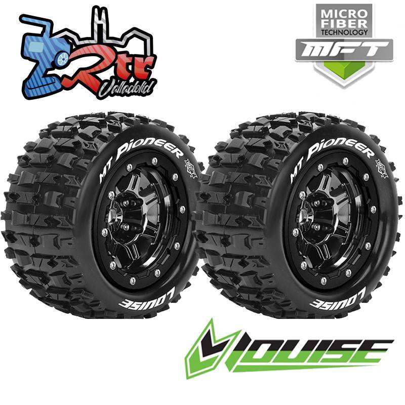 Ruedas 17mm Monster 3.8" Louise MFT-MT-PIONEER 1/2 Outset Pegadas Rellenas LR-T3329SBC