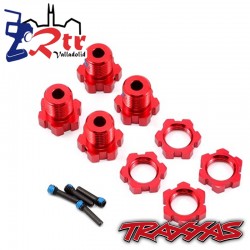 Hexágonos Originales Traxxas TRA5353R Rojos