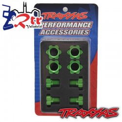 Hexágonos Originales Traxxas TRA5353G Verde