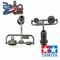 Carcasa del amortiguador de piezas en Y gris (2) CC-02 Tamiya 19803212