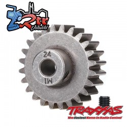 Piñon 24t Dientes Mod 1 Eje 5mm TRA6496X