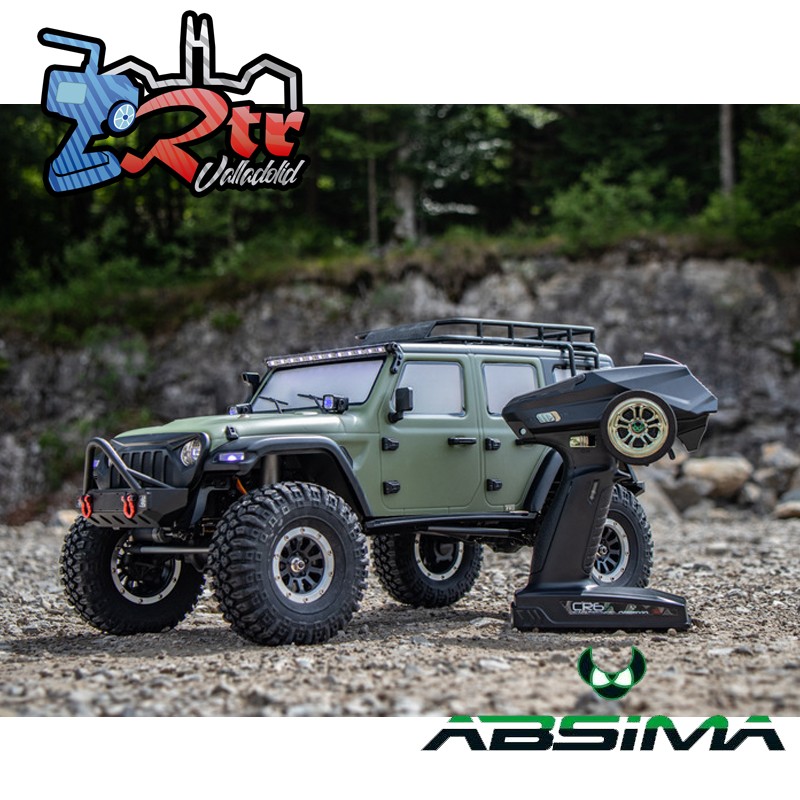 Absima Crawler 1/10 4x4 CR3.4 6 Canales Luces RTR Verde