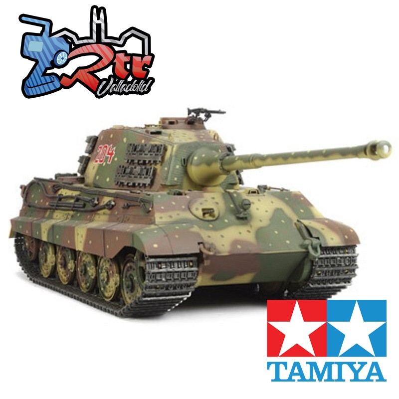 Tamiya Tanque de Guerra 1/16 King Tiger "Production Turret" Opcionado 56018