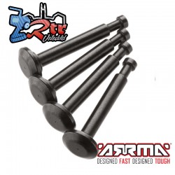 Pin de montaje de choque 3x21.5mm negro Arrma AR330231