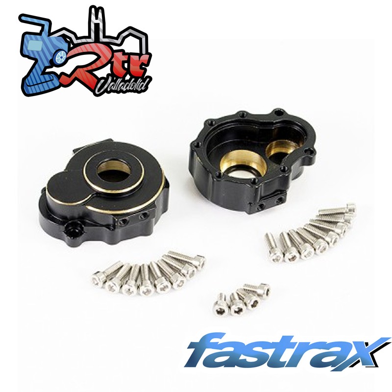 Fastrax TRX-4 Latón BK Portal Drive Carcasa Exterior Del/Tra