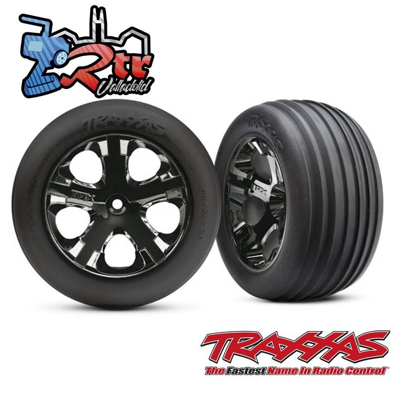 Ruedas Traxxas Rustler 2wd Cromo Delanteras (2 Unidades) TRA3771A