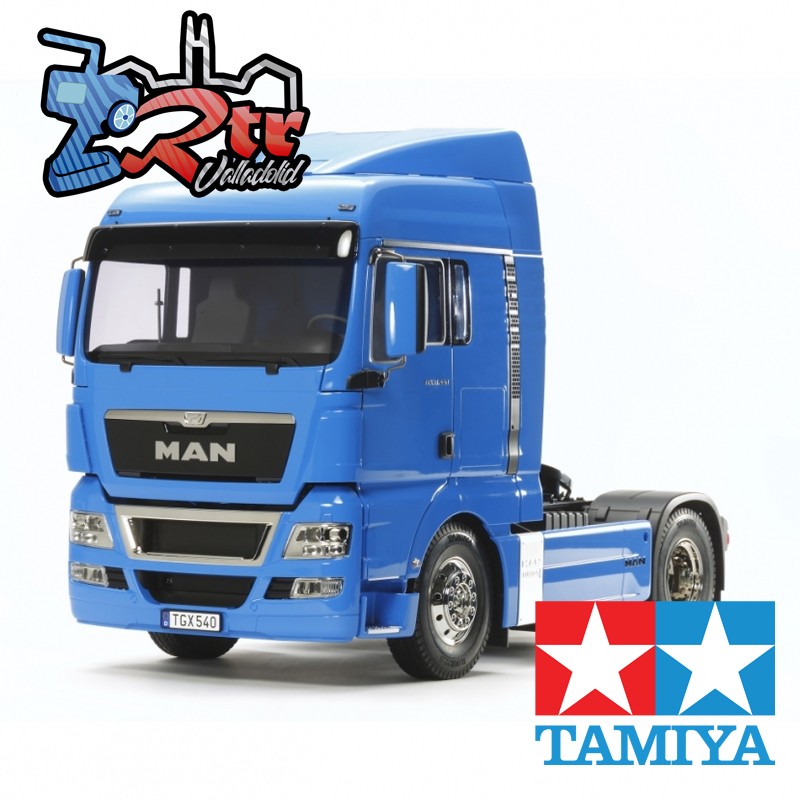 Tamiya Man TGX 26.540 6X4 Versión Azul Metálico Claro Kit