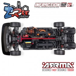 Arrma Infraction 1/7 Todos los caminos Brushless BLX 6s RTR Azul