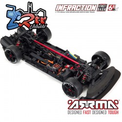 Arrma Infraction 1/7 Todos los caminos Brushless BLX 6s RTR Gris