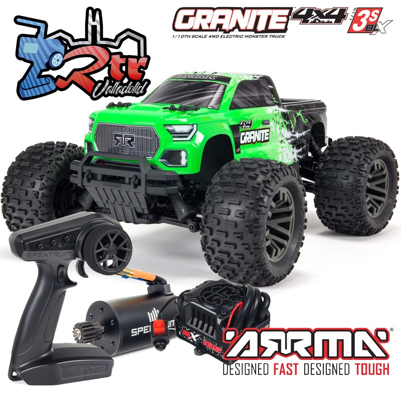 Arrma Granite 1/10 Monster truck 4wd Brushless BLX-3s RTR Verde