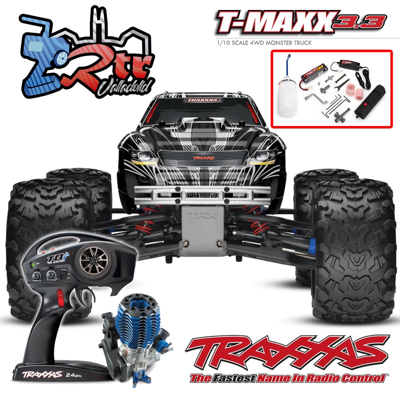 Traxxas Nitro T-Maxx 3.3 TQi TSM RTR 1/10 4wd Gris