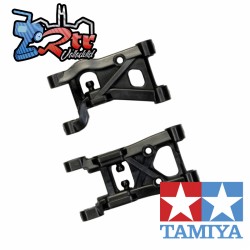 Piezas F de brazos de suspensión reforzados con carbono Tamiya para XV-01 / Pro 42352