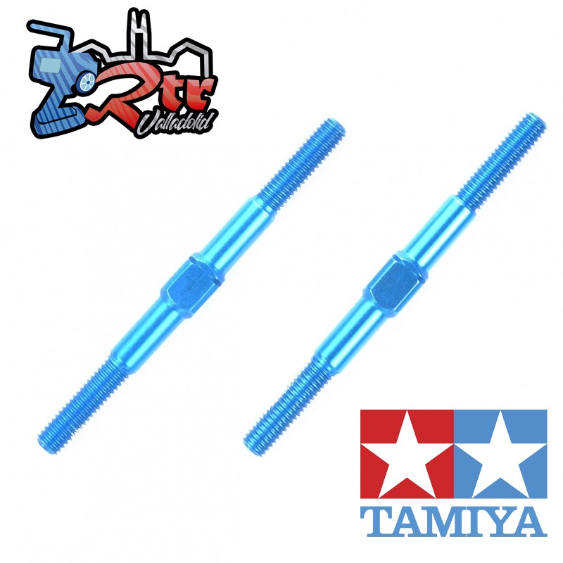 Tensores ligeros de aluminio azul 3x42mm Tamiya 54250