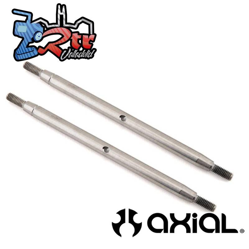 Enlace de acero inoxidable M6x 117 mm (2 piezas) SCX10III Axial AXI234015