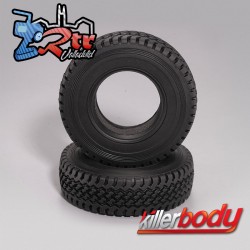 Killerbody Scale Rubber Tire 3.35" con espumas 1/10 KB88691
