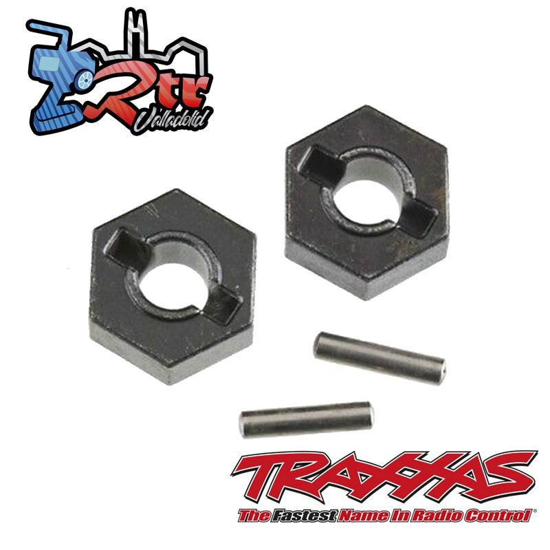 Hexágonos 12mm plásticos con pasador (2 unidades) Traxxas TRA8912X