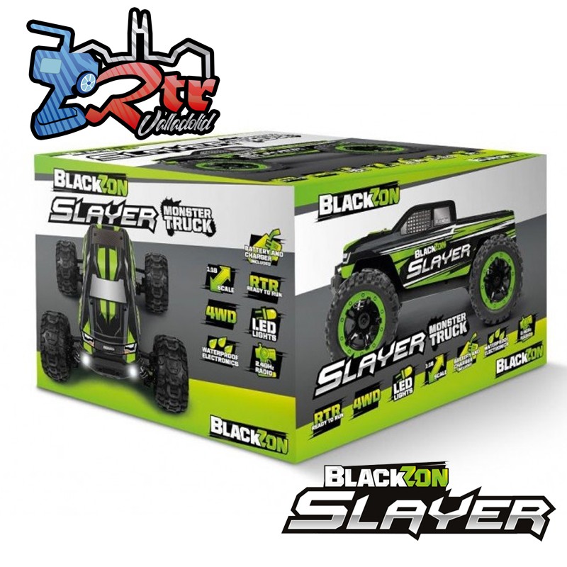 Blackzon Slayer 1/16 4Wd Escobillas RTR monster