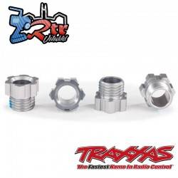 Tuerca de eje corto Traxx Traxxas Aluminio Gris TRA8886A