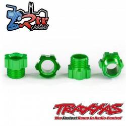 Tuerca de eje corto Traxx Traxxas Aluminio Verde TRA8886G