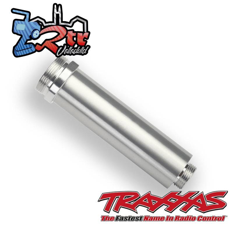 Cuerpo de amortiguador 64mm Aluminio gris sin roscar Traxxas TRA8453
