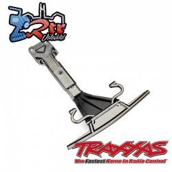 Placa de soporte y proteccionismo delantera Cromo Traxxas UDR TRA8537