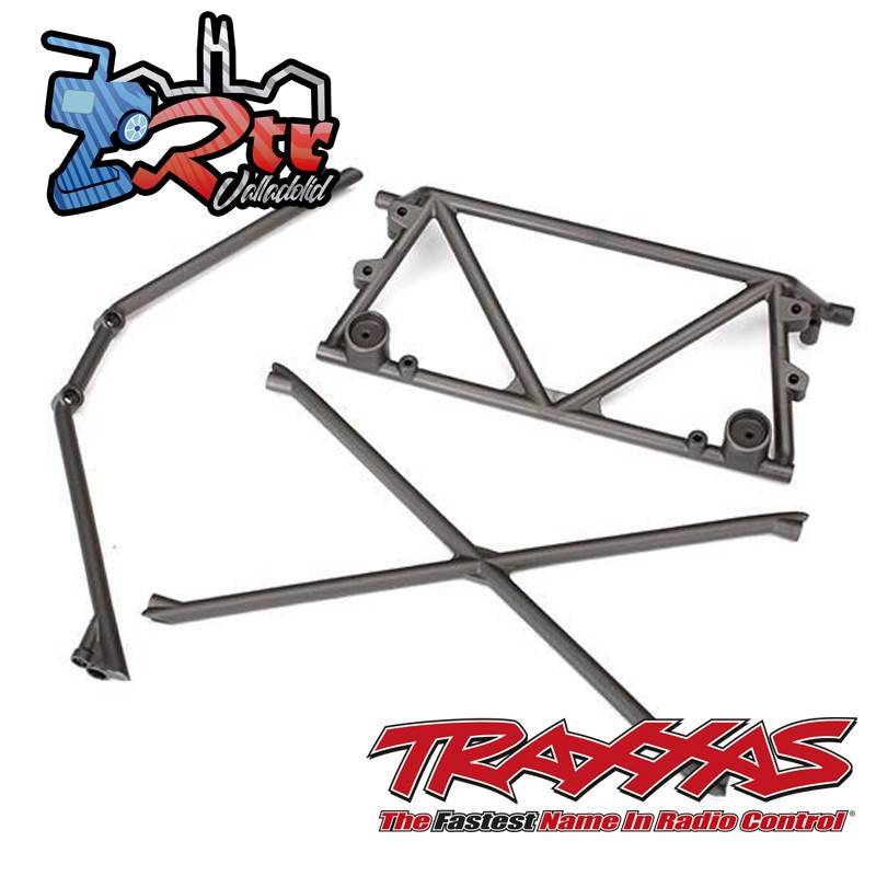 Chasis de tubo, soporte central / parte superior de la jaula / soporte de la caja trasera Traxxas UDR TRA8433