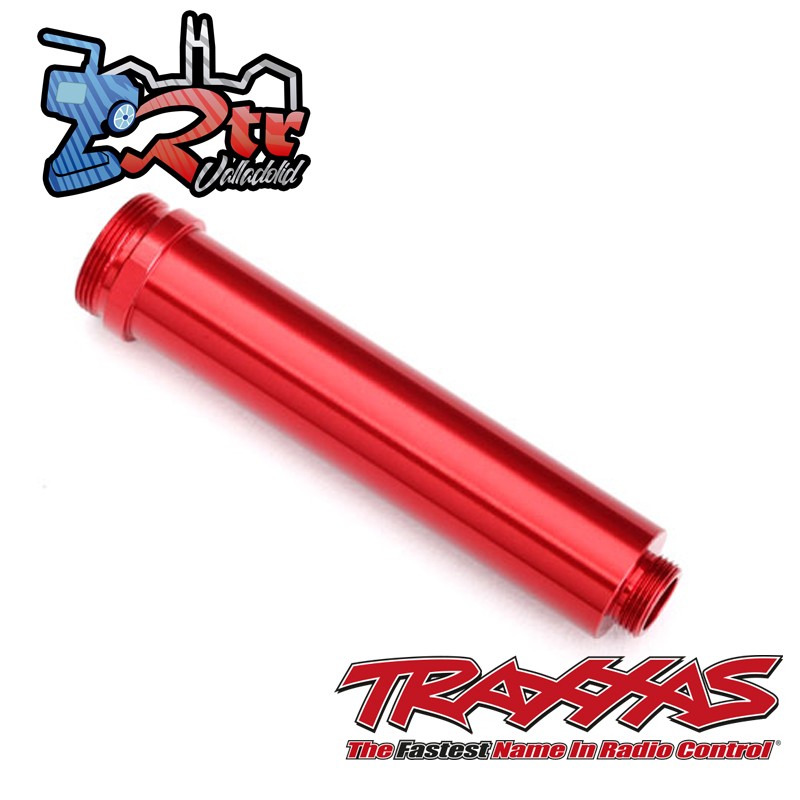 Cuerpo de amortiguador 77mm Aluminio rojos sin roscar Traxxas TRA8462R