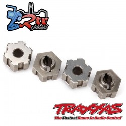 Cubos de rueda hexagonales acero 4 Unidades Traxxas TRA8568