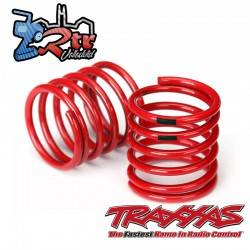 Resortes tasa 4.4 Rojos Traxxas 4tec TRA8364