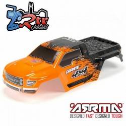 Carrocería Arrma Granite Anaranjada/Negro AR402208