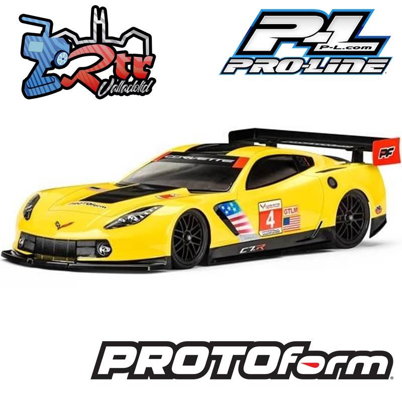 Carrocería transparente 190mm Chevrolet Corvette C7.R PR1557-30 Protoform