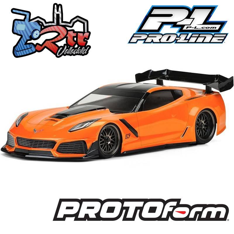 Carrocería transparente 190mm Chevrolet Corvette ZR1 PR1563-25 Protoform