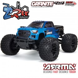 Arrma Granite Mega V3 1/10 Monster 4wd Escobillas RTR Azul