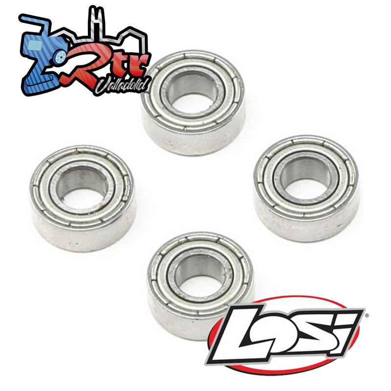 Rodamientos 5x11x4mm 4 Unidades Losi LOS237002