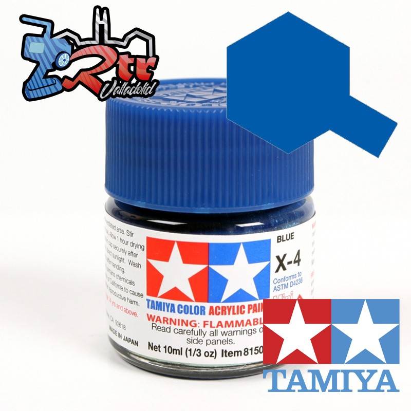 X-4 Pintura Acrílica Azul brillante 10Ml Tamiya