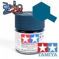 X-13 Pintura Acrílica Azul Meralicó brillante brillante 10Ml Tamiya